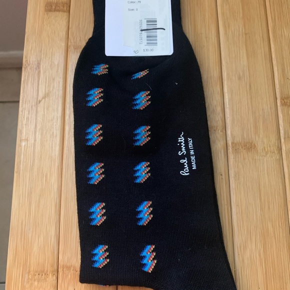 Men’s Paul Smith Fluro Flush Dress Large socks - Picture 3 of 5